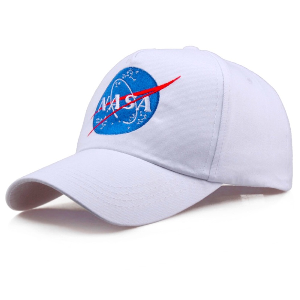 NASA Baseball Caps in White or Black